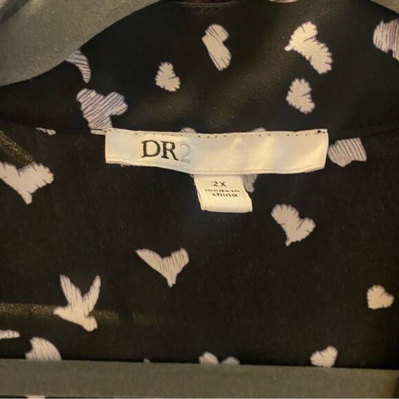 DR2 Daniel Rainn plus size kimono style blouse - Picture 3 of 8